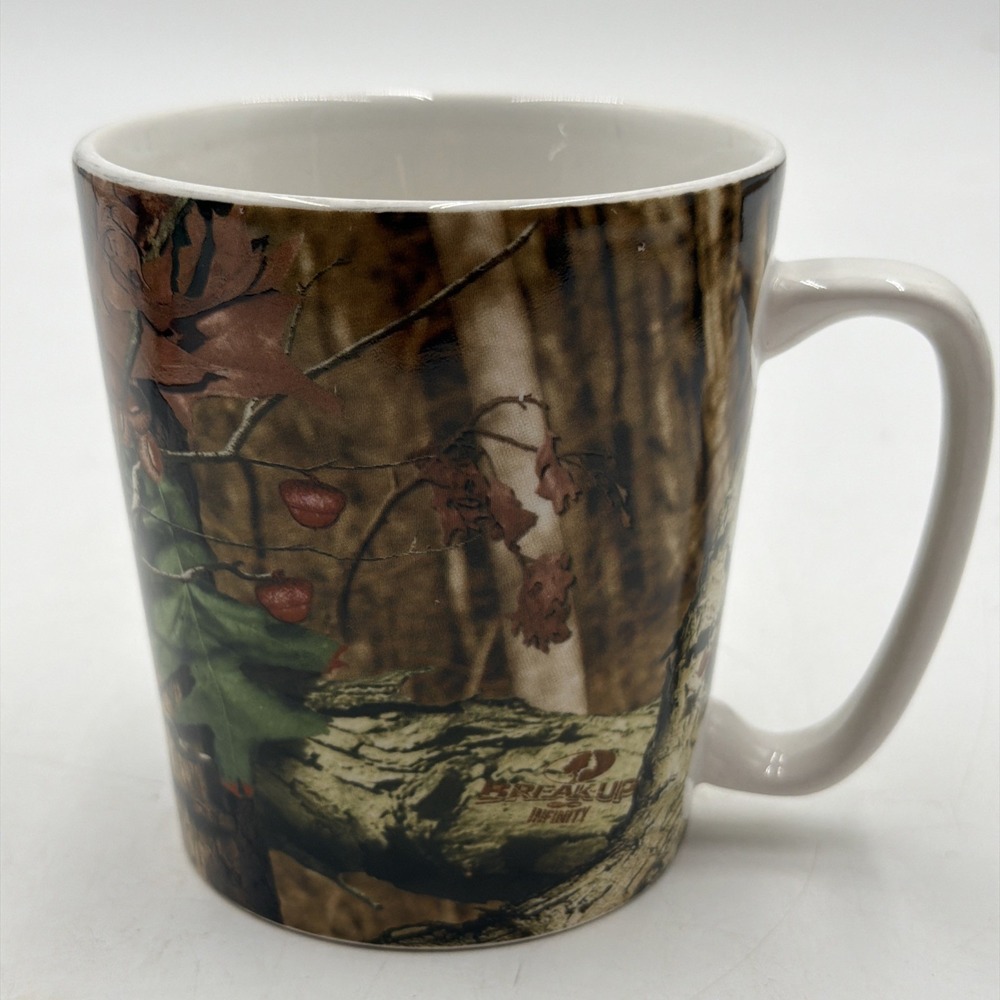 Mossy Oak Camo Camouflage Break Up Infinity Large 16 Oz Coffee Mug/Cup